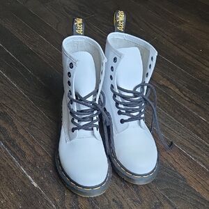 Dr. Martens White Boots